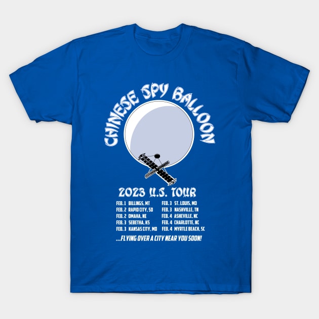 CHINESE SPY BALLOON US TOUR T-Shirt by thedeuce